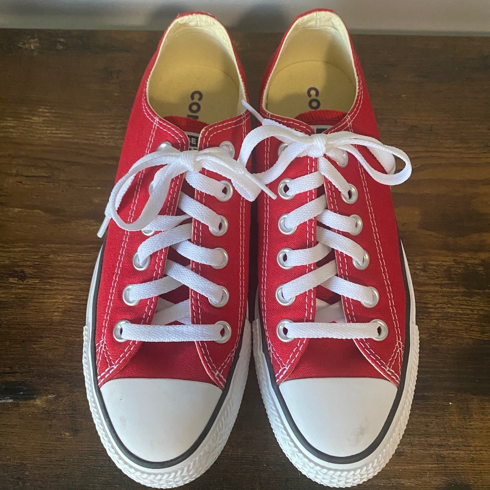 Converse All Star Low Top Red Women's Size 7